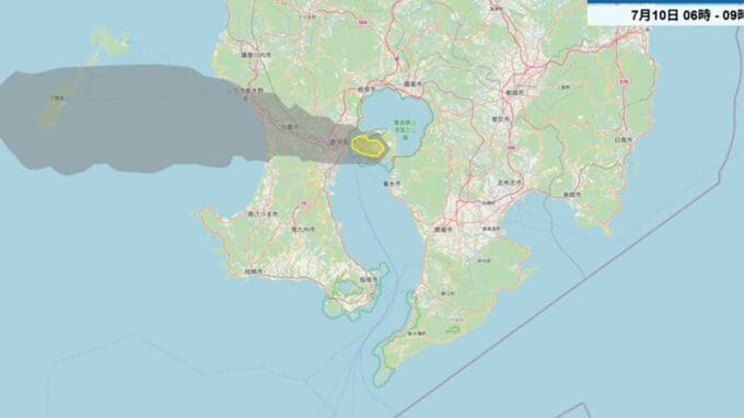 桜島の降灰予報【9日夜～10日朝】鹿児島市街地方向に降灰|TBS NEWS DIG