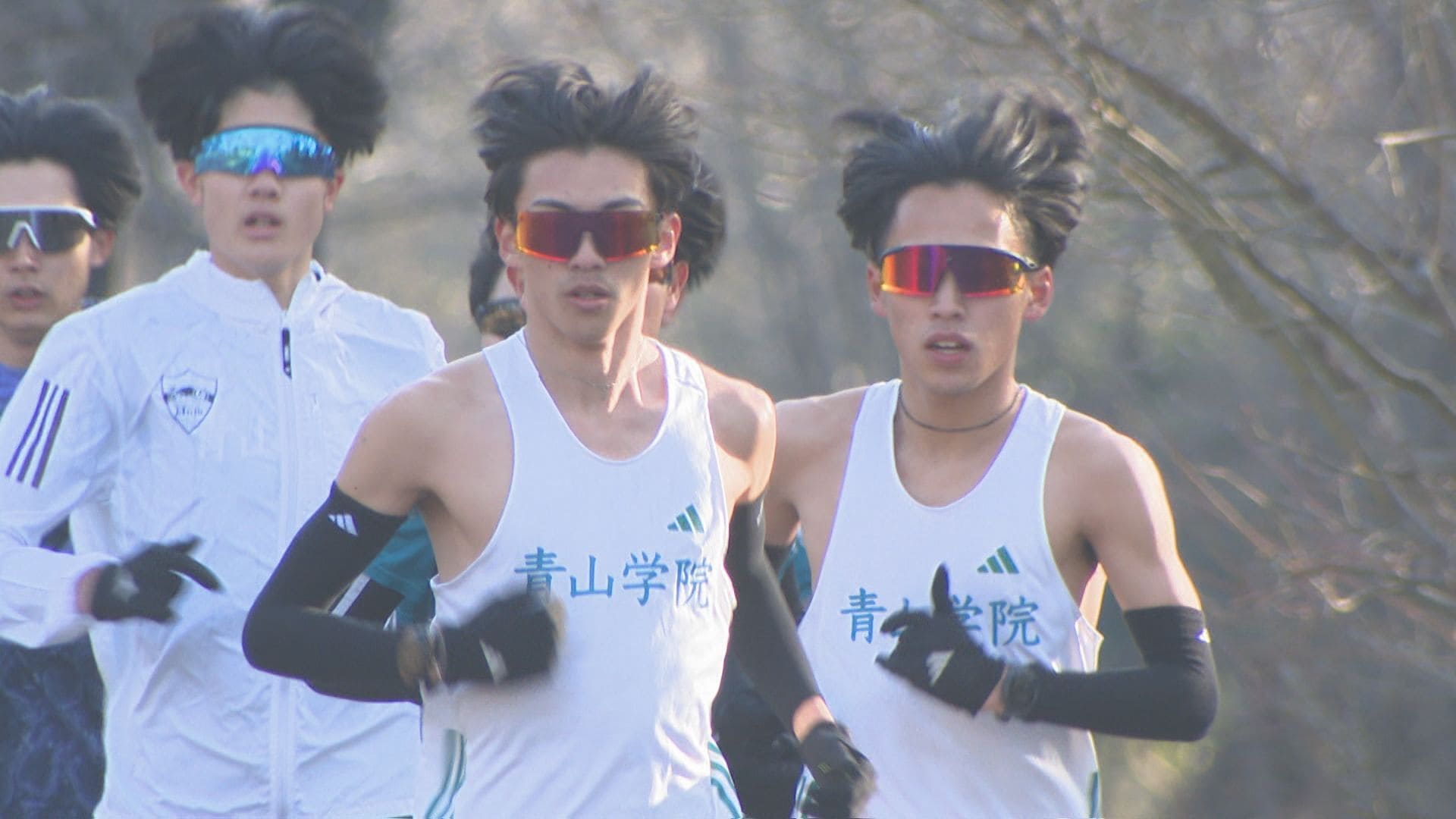 青学大陸上競技部が大分合宿を初公開 フレッシュグリーンの走りに