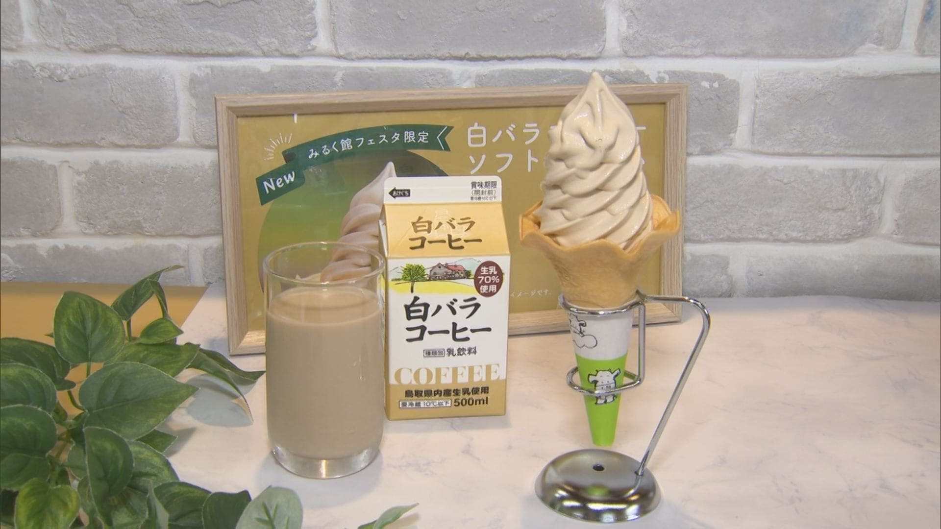 ついに…「白バラコーヒー」味のソフトクリームが誕生 鳥取発の人気乳