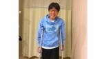 【 あのねのね・原田伸郎 】　人工股関節手術からの退院を報告　「毎日2回の痛いなにすんのぉリハビリを我慢して」お馴染みのギャグと松葉杖姿を披露|TBS NEWS DIG