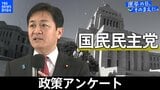 政策アンケート全文掲載＜国民民主党＞【衆議院選挙2026】|TBS NEWS DIG