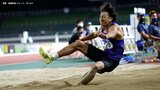 110mHで世界陸上5位の泉谷駿介が走幅跳で8m10をマークし大会連覇【陸上 全日本実業団】|TBS NEWS DIG