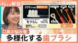 多様化する歯ブラシで異例のヒット！「モフらし」ってなんだ？　40代～60代の約8割が歯周病に…口臭のセルフチェック法【Nスタ解説】|TBS NEWS DIG