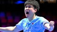 日本男子、ベスト4進出で2大会ぶりのメダル確定！張本智和は2戦2勝と獅子奮迅の活躍でドイツに快勝【卓球 世界選手権】|TBS NEWS DIG