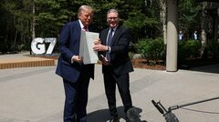 米英首脳、関税緩和の貿易協定実施で合意－車関税は月内引き下げ| TBS CROSS DIG with Bloomberg