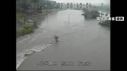 石川・七尾市 熊木川が一時氾濫 危険度の高い状態続く | 石川県