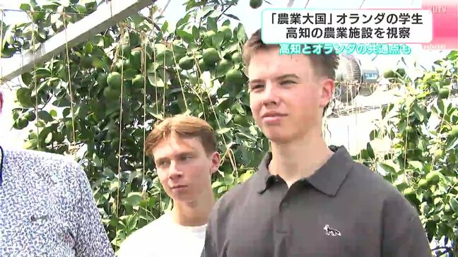 「農業大国」オランダの学生　高知の農業施設を視察　高知とオランダの共通点も|TBS NEWS DIG