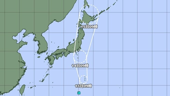 【台風情報】台風5号発生へ　今後の進路次第で関東最接近、その後は日本列島縦断の可能性も　最大瞬間風速は35メートルの予想に　気象庁発表　|　山形のニュース│TUYテレビユー山形