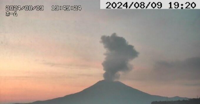 桜島で噴火　噴煙１６００ｍ　|　鹿児島のニュース｜MBC NEWS｜南日本放送