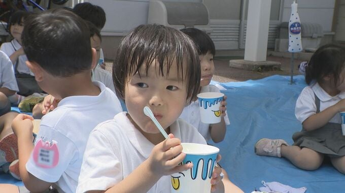 金沢市で30度超 幼稚園で園児100人に七夕かき氷を振る舞う|TBS NEWS DIG