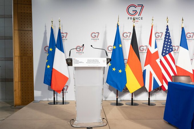 世界の不均衡、G7財務相会議の焦点に－世界的債券安も議題に上る公算