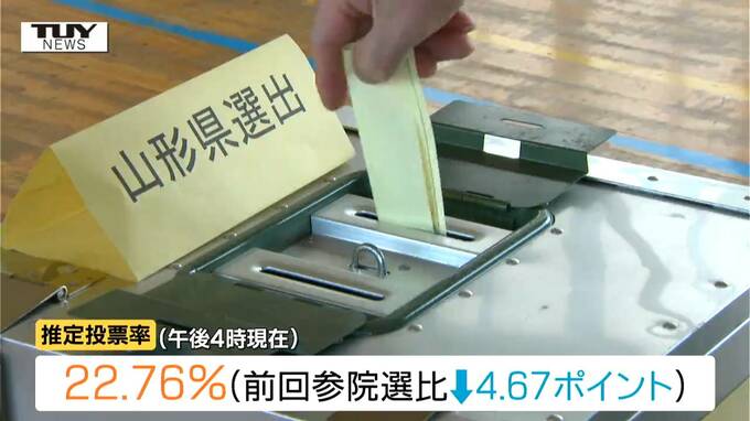 参議院議員選挙の投票進む　期日前投票は前回より5万5000人多く過去最多に（山形）　|TBS NEWS DIG