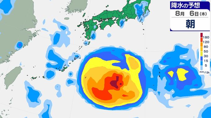 【台風情報】「台風13号（ドルフィン）」早くも“猛烈な勢力”に…最大瞬間風速80m/sまで発達見込み　九州に影響が出る可能性も…進路予想・今後の雨風シミュレーション【気象庁30日6時45分発表】|TBS NEWS DIG