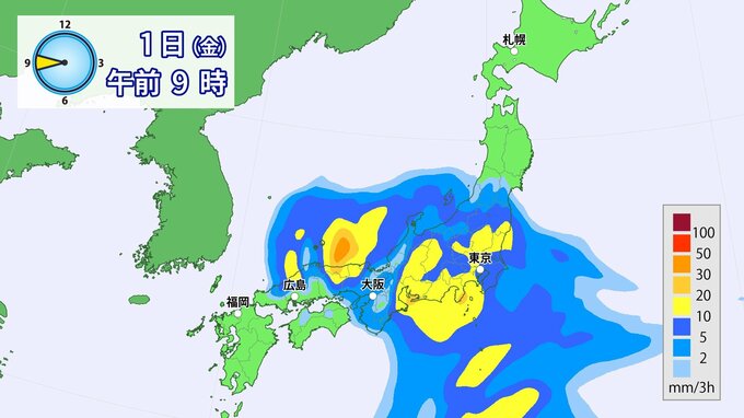 【GW天気予報】ゴールデンウィーク前半は西から天気下り坂　まとまった雨も　後半は全国的にすっきりせず　出かけるのにいいタイミングは？　※雨の降り方シミュレーション|TBS NEWS DIG