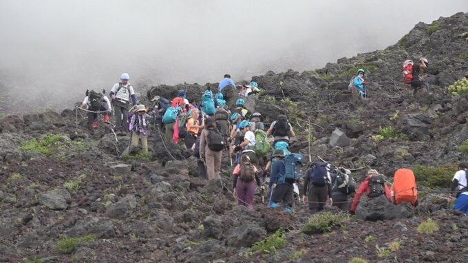富士山の登山規制　早い段階での規制発令を県警に要請　山梨県　|　山梨のニュース | ＵＴＹテレビ山梨