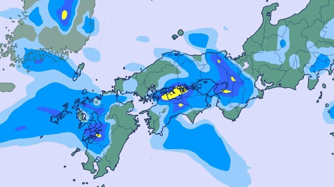 【九州北部で大雨の恐れ】線状降水帯が発生し大雨災害の危険度が高まる可能性　6日午前6時までの24時間150ミリ降水予想《降水シミュレーション・全国週間天気》|TBS NEWS DIG