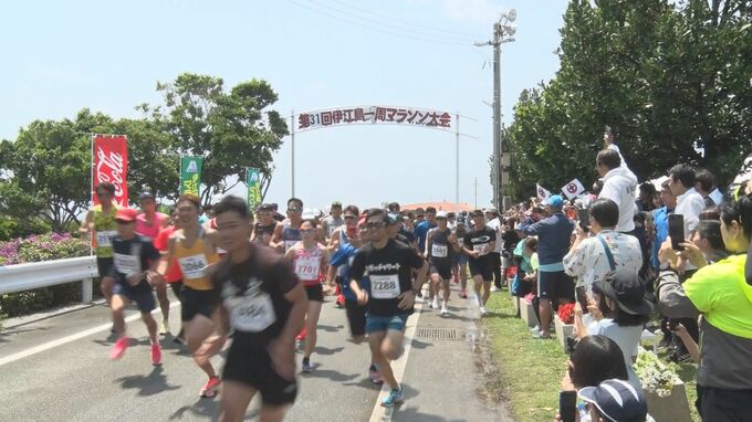 伊江島一周マラソン “伊江島タッチュー”など 絶景楽しみ力走|TBS NEWS DIG