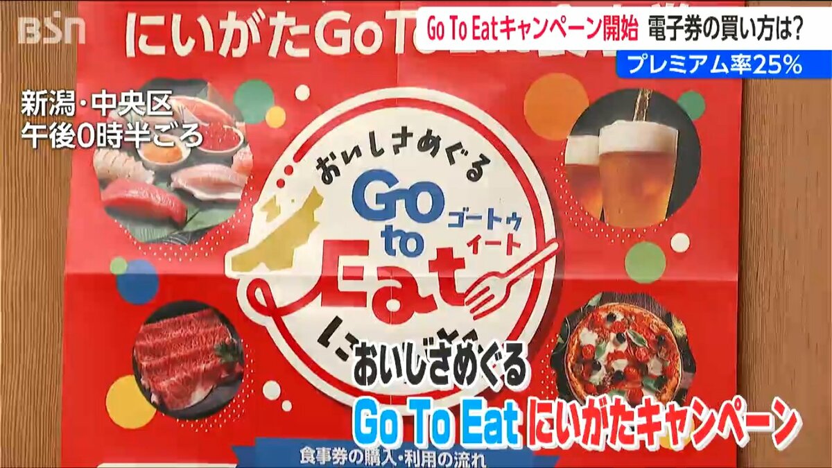 サムネイル_なぜ“PayPay限定”なのか？『おいしさめぐる Go To Eat にいがたキャンペーン』1万円で1万2500円分 その購入方法は？　新潟県