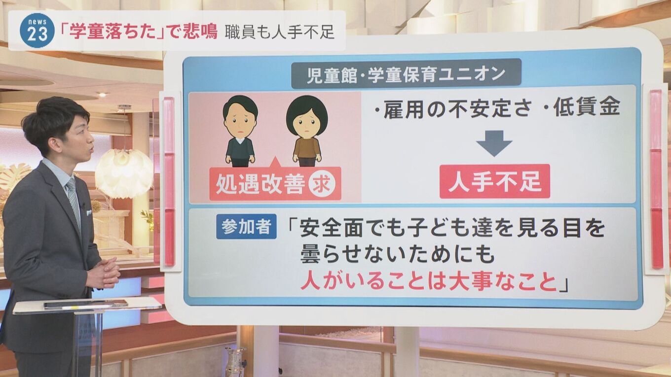 「保育園落ちた日本死ね」から7年…「学童落ちた」SNSに投稿相次ぐ “留守番の練習”を提案する自治体も【news23】 TBS NEWS
