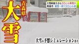 【雪の予想・26日午後9時半現在】雪・雪・雪…毎日「雪」　もういい加減にして　“最強寒波”で青森市は積雪が一時130cm超　埋まる自動販売機　青森市内の様子と大雪シミュレーションで見る最新予想は？|TBS NEWS DIG