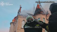 ウクライナ南部オデーサに攻撃5人死亡　“ハリー・ポッター城”も炎上| TBS CROSS DIG with Bloomberg