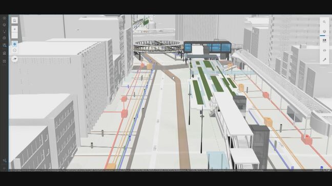 下水管もガス管も“見える化” 「デジタル3D地図」を三重・四日市市と大手設計会社が開発 工事や災害復旧などで活用へ|TBS NEWS DIG