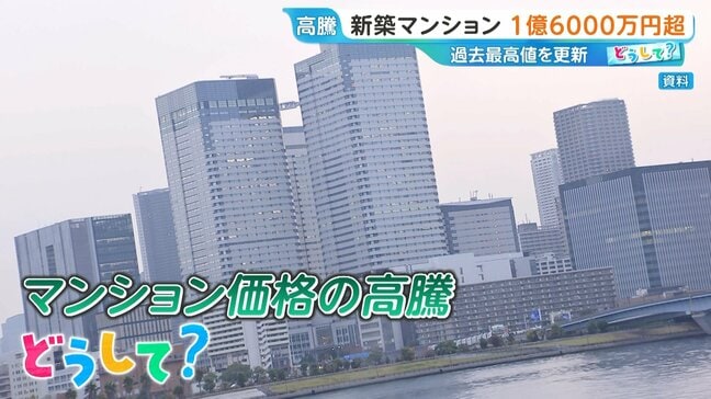 首都圏「新築マンション」平均1億6000万円超！“脱・タワマン”で戸建てに住みかえも…今後どうなる？【ひるおび】|TBS NEWS DIG