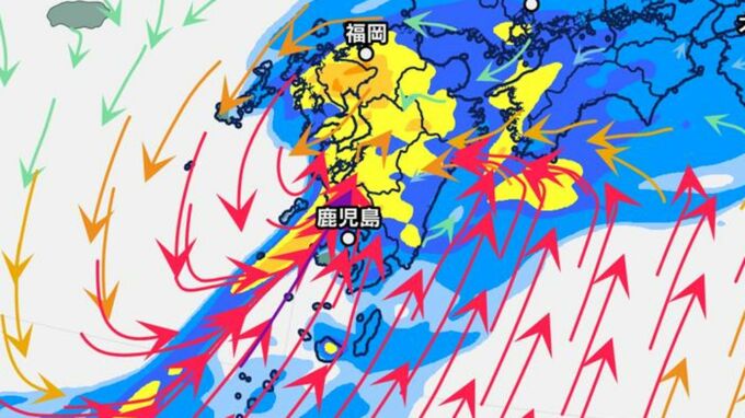 九州南部で線状降水帯のおそれ　雨シミュレーションきょう～あす（１時間ごと）…24時間雨量は鹿児島300ミリ、宮崎250ミリ、九州北部150ミリ予想　|　鹿児島のニュース｜MBC NEWS｜南日本放送
