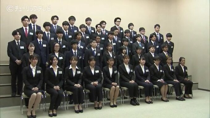 「失敗を恐れずに･･･」社会人としての第一歩　富山県内の中小企業が合同入社式　|　富山のニュース｜天気・防災｜チューリップテレビ