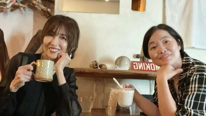 【工藤静香】　「心地よい時間はあっという間」「もりもり食べてのんびりお話しして栄養満タン」イモトアヤコとの約束ランチを満喫|TBS NEWS DIG