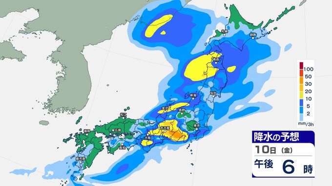 【今後の雨は】9日以降西日本から再び雨か…関東甲信は10日頃に雨予想　低気圧や前線の影響　11日は北日本中心に荒れた天気か【12日まで　雨のシミュレーション掲載】　|　SBC NEWS | 長野のニュース | SBC信越放送