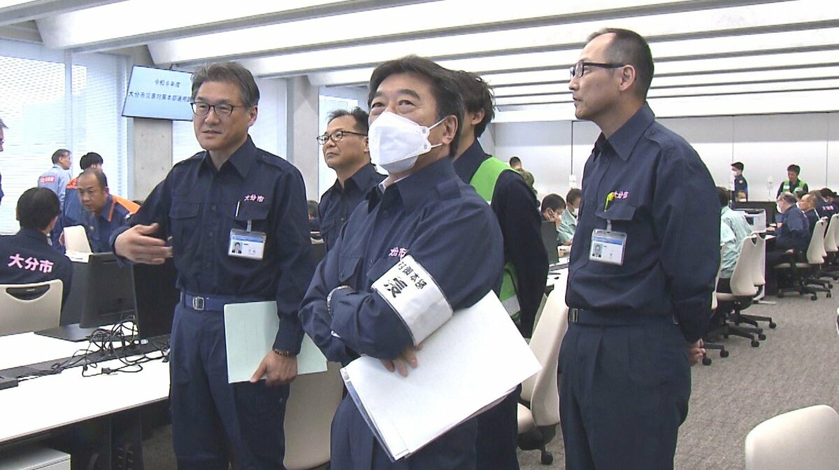 震度6強の地震発生を想定 大分市の複合公共施設で初の災害対策本部立ち上げ訓練 TBS NEWS DIG