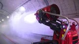 無人走行放水車で消火活動 三瀬トンネルで多重事故を想定した防災訓練|TBS NEWS DIG