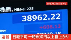 【速報】日経平均株価が一時600円以上値上がり| TBS CROSS DIG with Bloomberg