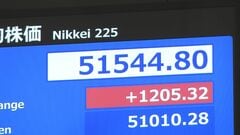 【速報】日経平均株価　年始の取引は670円の値上がりでスタート 5万1000円を回復　一時1200円以上値上がり| TBS CROSS DIG with Bloomberg