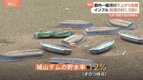 “30年に一度”の記録的少雨で全国的に「水不足」深刻化…川が干上がり、「給水制限」も 乾燥続きでインフルエンザも猛威|TBS NEWS DIG