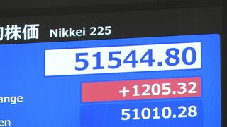 【速報】日経平均株価　年始の取引は670円の値上がりでスタート 5万1000円を回復　一時1200円以上値上がり| TBS CROSS DIG with Bloomberg