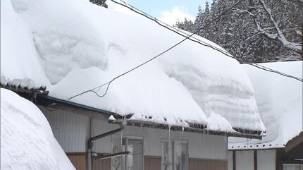 大雪情報】積雪2．5メートル 雪に閉ざされた最北端の集落「ドカっと