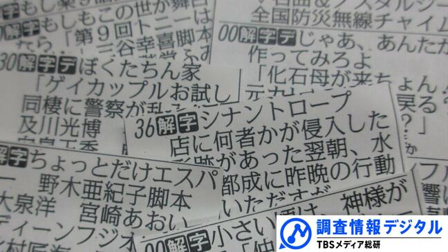 仕掛けに気付いて本当にビックリ!「シナントロープ」~2025年10月期ドラマ座談会~【調査情報デジタル】|TBS NEWS DIG