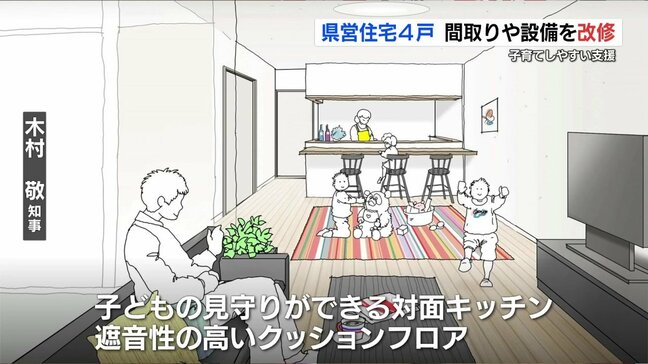 熊本県営住宅を子育てしやすい間取りに　対面キッチン・クッションフロア付き　「竜蛇平団地」の4戸　2月6日から申込受付|TBS NEWS DIG