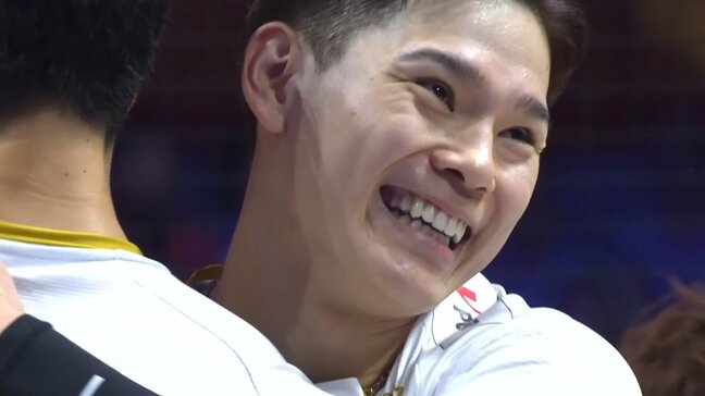 男子日本代表、第2セットを25ー23で奪取しセットカウント1-1に 準々決勝・中国戦【ネーションズリーグ】|TBS NEWS DIG