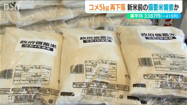 最新の『米価格』備蓄米の販売増で400円以上の値下がりも 今後は“新米”出回り上昇か？新潟県|TBS NEWS DIG