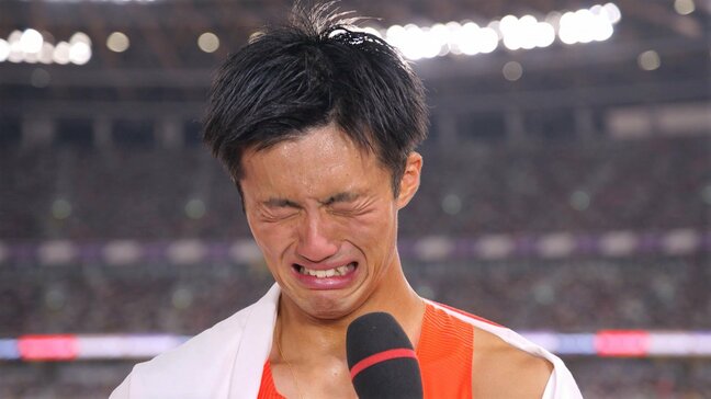 6位入賞リレー侍、栁田は号泣「正直めちゃくちゃ悔しい」桐生はレース中に足つり「なんでこんなところで僕はミスを」【世界陸上】|TBS NEWS DIG