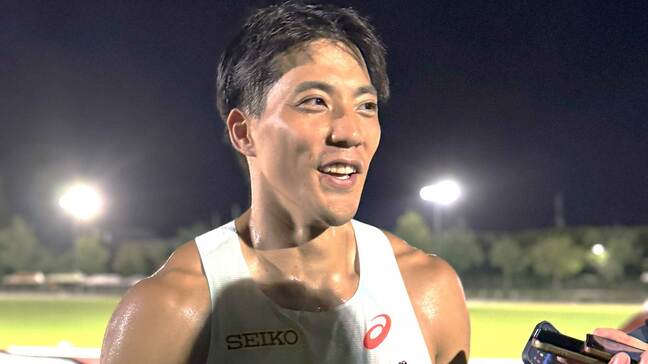男子100m決勝 山縣亮太 10秒26で優勝!9日間で5レース フィニッシュ後は笑顔見せる【SANOトワイライトゲームズ】|TBS NEWS DIG