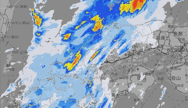 【気象情報】島根県と鳥取県は10日昼過ぎにかけて線状降水帯が発生して大雨災害発生の危険度が急激に高まる可能性　中国地方は10日夜遅くにかけて竜巻などの激しい突風、落雷に注意　【雨と風のシミュレーション】|TBS NEWS DIG