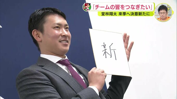 「チームのみんなをつなぎたい」堂林翔太 新選手会長　来季へ決意新たに　広島カープ 契約更改　|　RCC NEWS | 広島ニュース | RCC中国放送