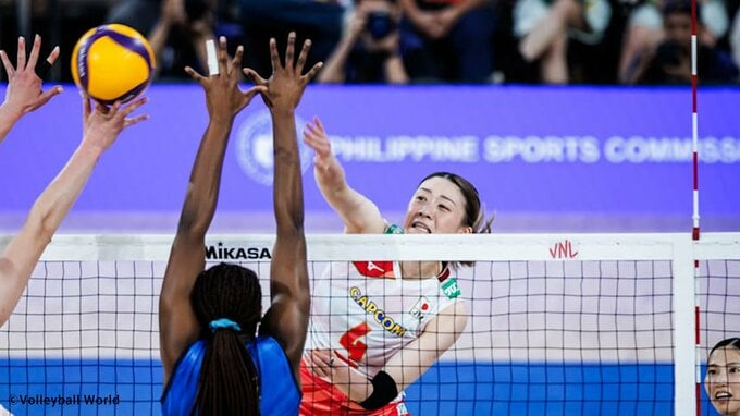 バレー女子日本代表、世界1位イタリアにストレート負け　石川真佑「リセットして良いパフォーマンスを」【ネーションズリーグ】|TBS NEWS DIG