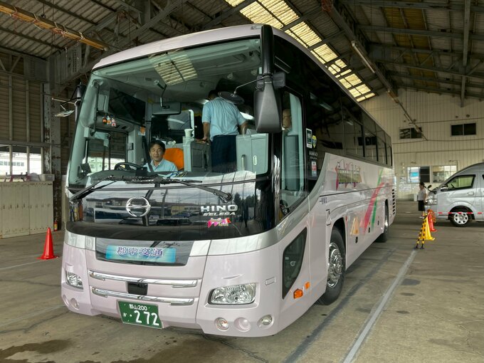 「安全最優先」秋の観光シーズン前にバス会社が訓練　事故想定し対応再確認　福島・郡山市　|　福島のニュース│TUF