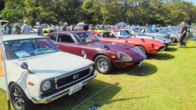 日産フェアレディZなど 昭和からの“時代を駆け抜けた”懐かしい名車たちが集結 ファンを魅了　新潟・阿賀町|TBS NEWS DIG