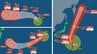 【トリプル台風】「台風27号」「台風28号」「台風29号」今後の進路、日本への影響は？15日（木）までの雨風シミュレーション【気象庁台風情報5日13時10分発表】　|　岡山・香川のニュース | 天気 | RSK山陽放送